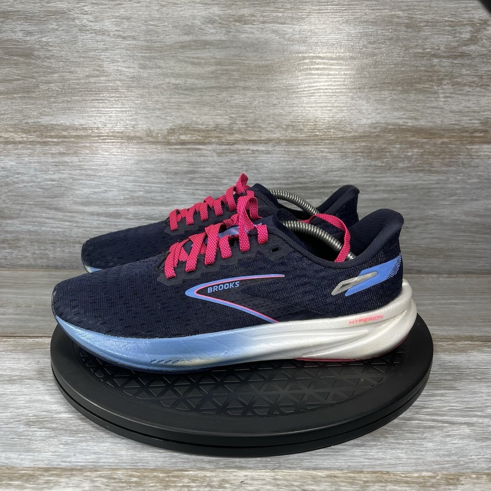 Brooks Hyperion Tempo Women's Running Shoes Blue Pink 7.5 Athletic Sneakers
